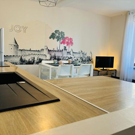 Spacieux, Climatise, Quartier Calme, Proche Chateau, Le Cocon De Joy Carcassonne Eksteriør bilde